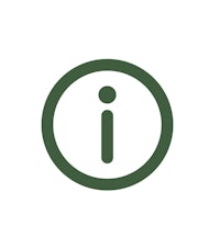 a green icon with an i in it