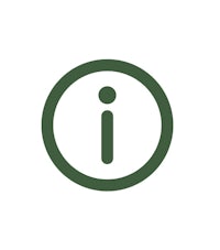 a green icon with an i in it